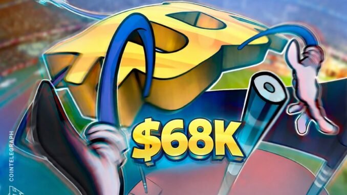 Bitcoin Surges to $69.5K on ETF Inflows, US Macroeconomic Boost Bitcoin Surges to $69.5K on ETF Inflows, US Macroeconomic Boost