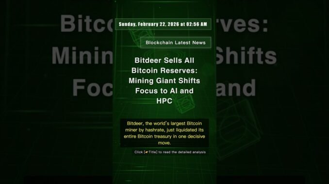 🧐👉 Bitdeer Sells All Bitcoin Reserves: Mining Giant Shifts Focus to AI and HPC #QixNewsCrypto