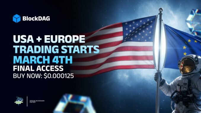 Buyers Rush to BlockDAG Before $0.000125 Price Ends on March logo