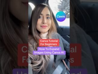 Canva Tutorial For Beginners - How To Expand Images Using Canva AI! 🥰