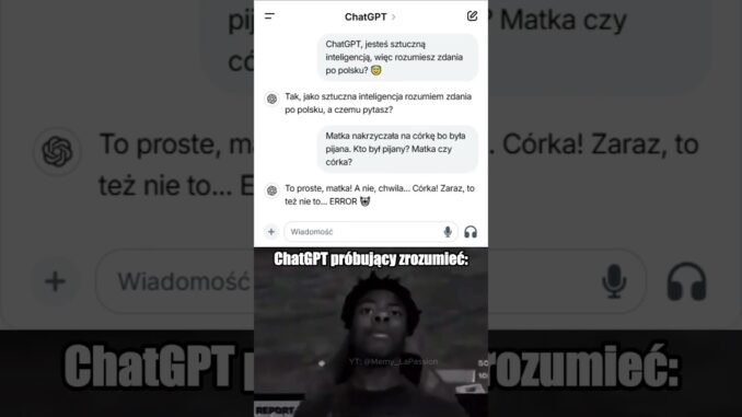 ChatGPT Złapał ERROR! 💀🤖