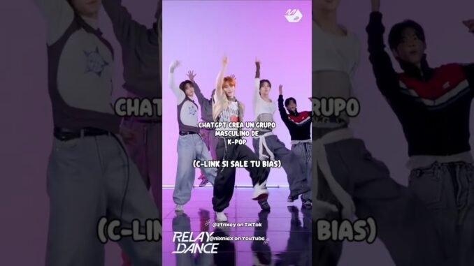 ChatGPT crea un grupo masculino de K-pop #kpop