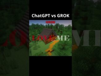 ChatGPT vs GROK in Minecraft #shorts #minecraft