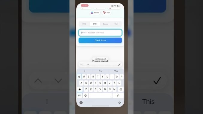 Check Crypto Wallet Reputation Score (Web3 Credit Rating)