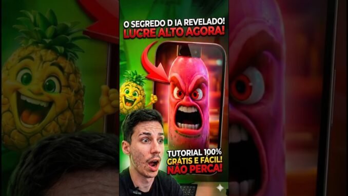 Como criar objetos falantes virais em 30s 😱  #chatgpt #objetosfalantes #objetosfalantesia #ias