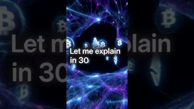 Crypto Explained in 30 Seconds | Beginner’s Guide 🚀 #crypto #cryptocurrency