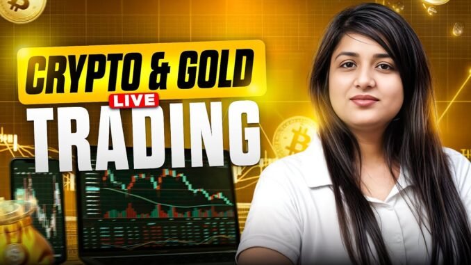 Crypto Gold Live Trading| 18 FEB #vinbullindia #vinbulllive #livetrading #vinbulllive #live #trading