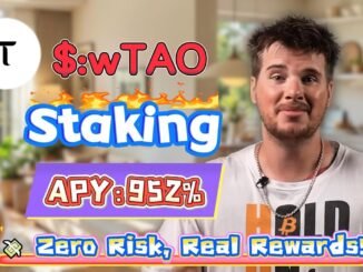 ⚡ Crypto Goldmine! Earned $2,600 in 2 Days Staking wTAO – 900%+ APY Super Stable Project! 🔥