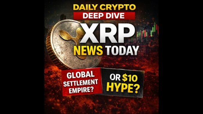 Daily Crypto Deep Dive: XRP News Today – Is Ripple Building a Global Settlement Empire or Is $10 ...