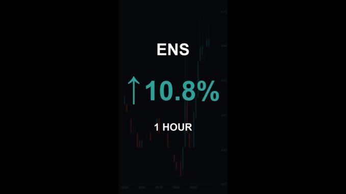 ENS is up 10.8% in 1 hour!⚡February 14, 2026 | #crypto #altcoins #shorts