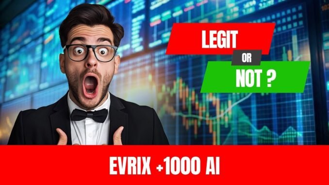 EVRIX +1000 AI Review 2026 | AI Trading Bot Legit?