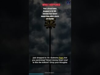 🔴 EXTREME FEAR! Index at 14 - LIVE UPDATE!