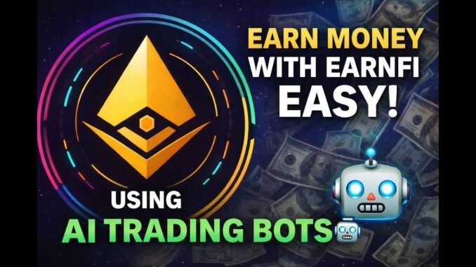 EarnFi AI Crypto Trading Bot! New Dashboard & New Dapp Coming!  Withdraw Anytime! 100% Transparency!