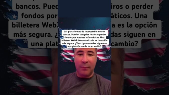 Exchanges can freeze or be hacked Decentralized Web3 wallets give you control  #xrpripple #crypto