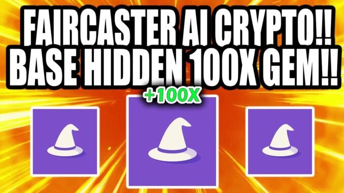FAIRCASTER FAIR AI CRYPTO!! HIDDEN 100X BASE GEM!!