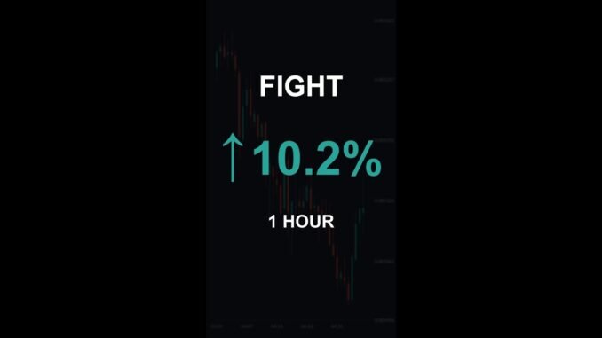 FIGHT is up 10.2% in 1 hour!⚡February 02, 2026 | #fight #coins #altcoins #crypto #cryptonews #shorts