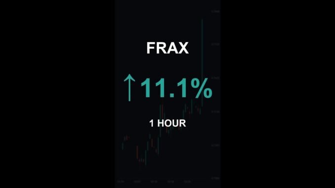 FRAX is up 11.1% in 1 hour!⚡February 01, 2026 | #frax #coins #altcoins #crypto #cryptonews #shorts