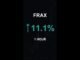 FRAX is up 11.1% in 1 hour!⚡February 01, 2026 | #frax #coins #altcoins #crypto #cryptonews #shorts