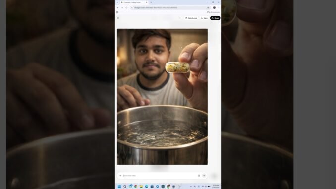 🔥Food capsule video | how to make food capsule video | chatgpt or gemini | Ai video #shorts