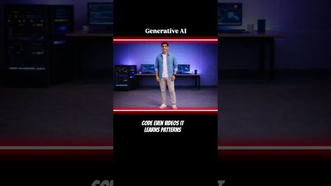 Generative AI for Beginners | How ChatGPT & AI Art Actually Work #techshorts #tech #ai