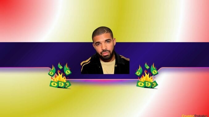 Here's How Much Bitcoin (BTC) Drake Lost Betting on the Super Bowl