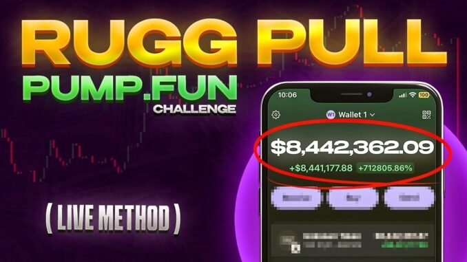 How I Made $8 05M From Rugpull Memecoins On Pump Fun (Live RESULTS)