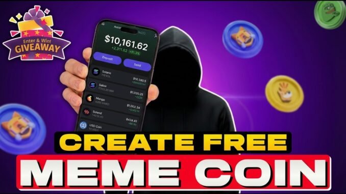 How To Create FREE SOLANA MEME COIN with AI + SOL GIVEAWAY | Live RUGPULL Guide | Easy Method 2026