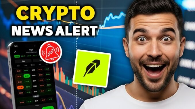 How to Add Crypto News Alerts in Robinhood | Trading & Investing App