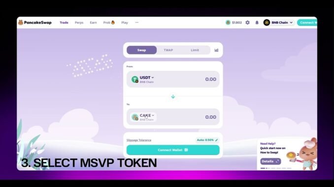 How to Buy MSVP Token on PancakeSwap 🔥