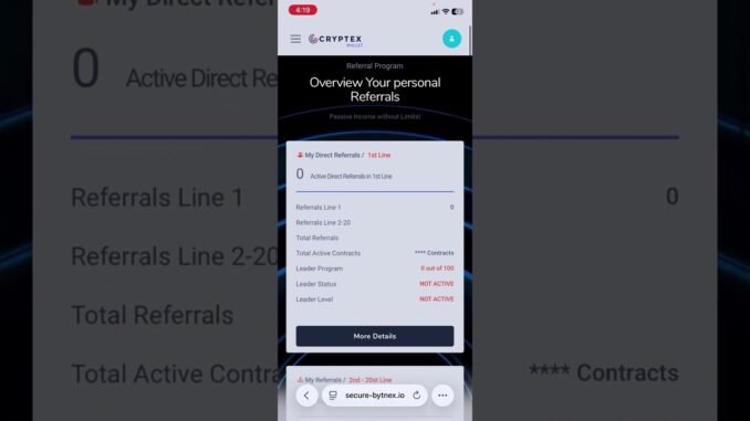 How to Find Your Bytnex Referral Link FAST 😎