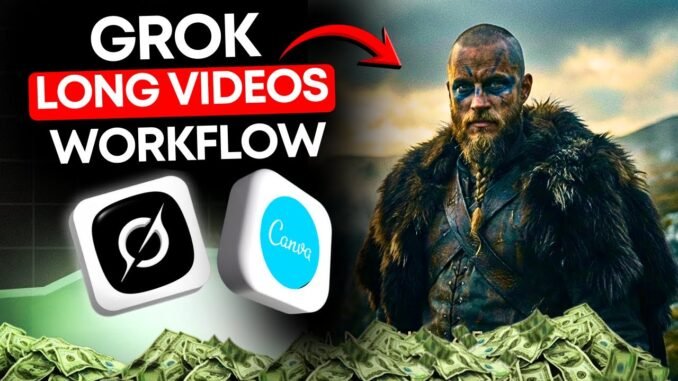 I Made a Cinematic Viking Movie Using GROK AI (Consistent Characters + Lip Sync)