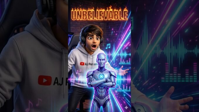 I Made a Full Song Using AI… This Is Crazy 🤯 | AJ Persona #ai #sunoai