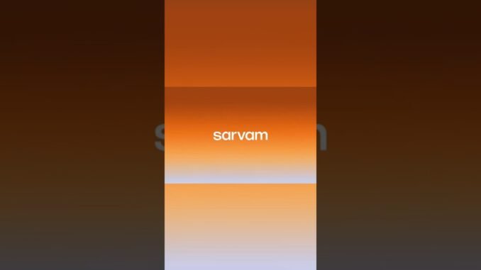 India’s Own ChatGPT? Sarvam AI! 🇮🇳🔥 #sarvamai