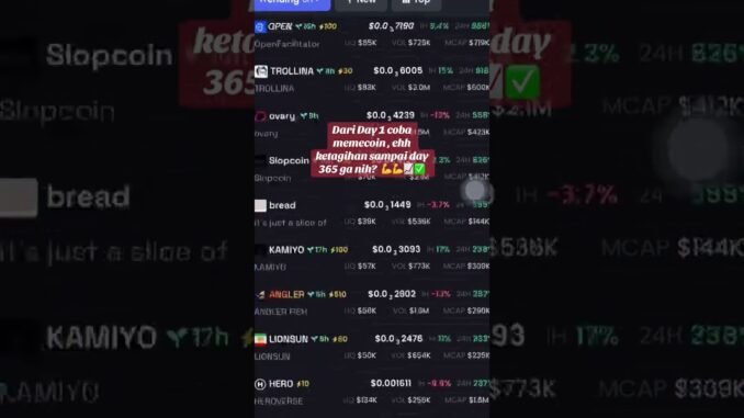 Jangan asal entry yahh, selalu pantau meme koin di dexscreener atau x biar ngga rungkat #memecoin