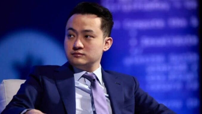 Justin Sun plans to add up to $100M in Bitcoin to Tron’s holdings