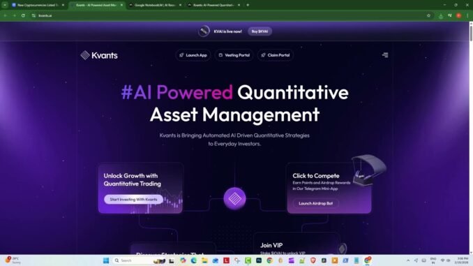 $KVAI Next 100x AI Coin? Don’t Miss This!