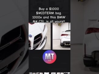 M4 CSL is all yours!! $MIDTERM on Solana can make it happen. #bmw #cryptocurrency #midterms2026
