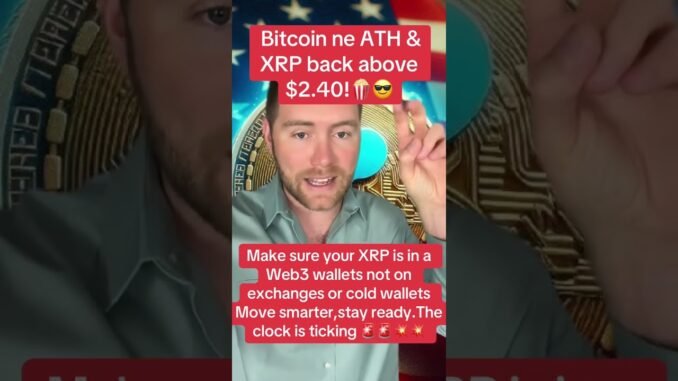 🚨 MAKE SURE YOUR XRP IS IN A WEB3 WALLET 🚨If your XRP isn’t in a Web3 wallet…#XRP #XRPArmy #Web3