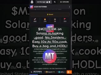 $MIDTERM on Solana. Grab a big bad and HODL! #crypto #solana #midterms2026 #hodl #cryptocurrency