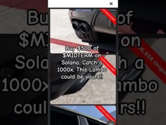 $MIDTERM on Solana. This Lambo can be yours!! #lamborghini #cryptocurrency #crypto #midterms2026