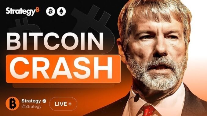 Michael Saylor: BITCOIN CRASH EXPLAINED 🚨 Massive BTC Dump & Urgent Crypto Market Update