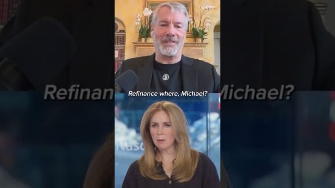 Michael Saylor really looks scared 😱