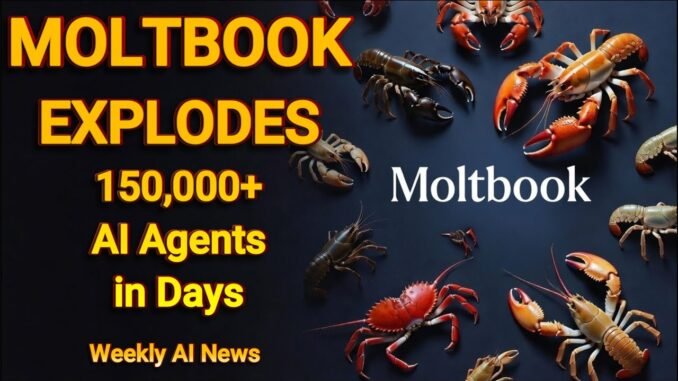 Moltbook Explodes: 150000 AI Agents in Days + Weekly AI News
