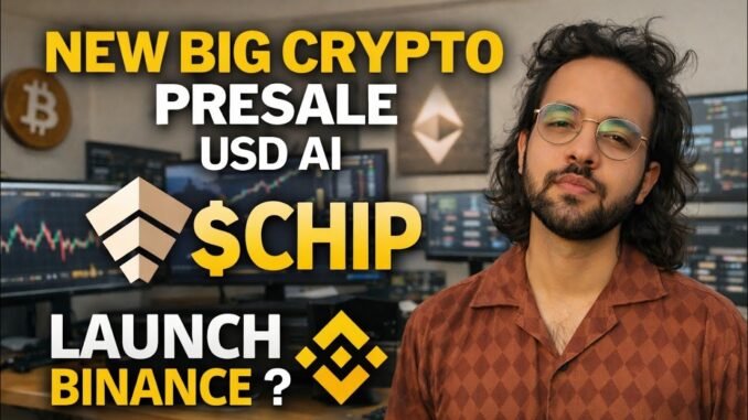 New Crypto Token Presale USD AI /  CHIP Token Presale