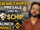 New Crypto Token Presale USD AI /  CHIP Token Presale