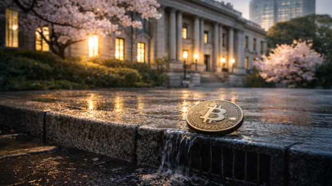 Odds Bank of Japan raises rates hits 80% with Bitcoin on the sideline