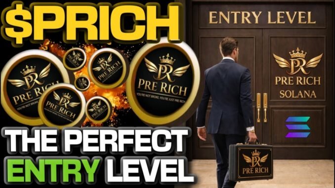 $PRICH COIN ON SOLANA IS AT A PERFECT ENTRY LEVEL!!! $BULLISH FUTURE!!!