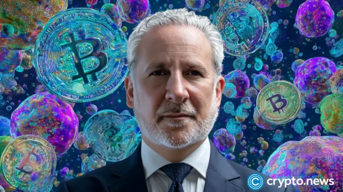 Peter Schiff is taking a victory lap — at least for now