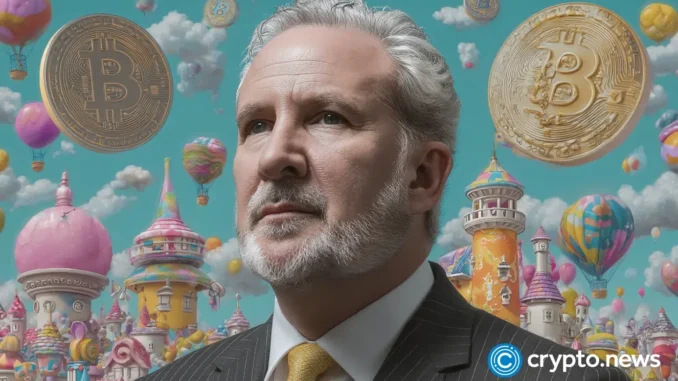 Peter Schiff wants you to sell your Bitcoin as he Peter Schiff wants you to sell your Bitcoin as he predicts 84% crash