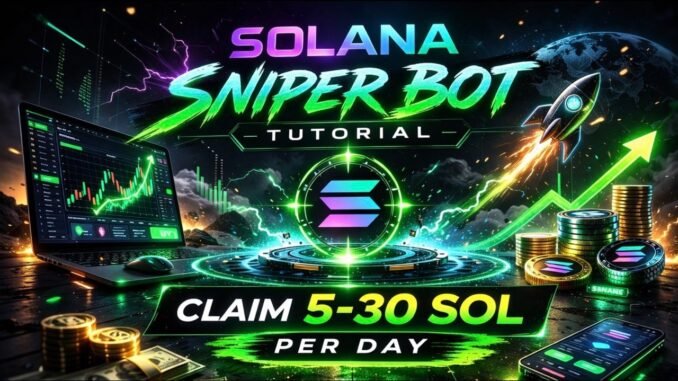 Profit 10,000$ with a Solana Sniper Bot — Guide Fast Meme Coin Snipes & Auto Trades